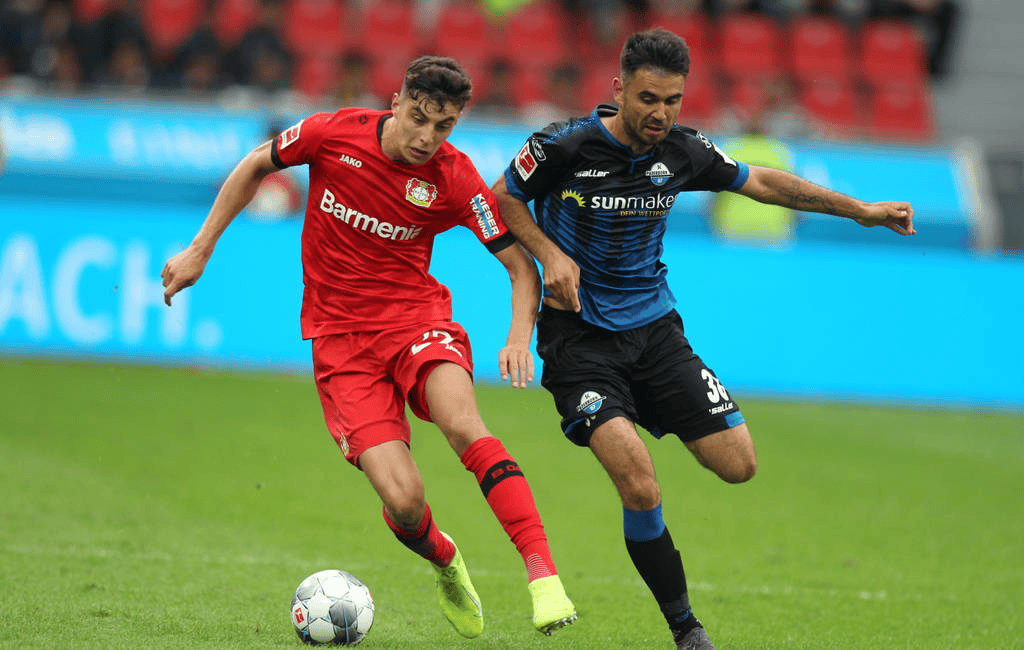 美国横扫勒沃库森,哈弗茨高光表现 美国横扫勒沃库森,哈弗茨高光表现